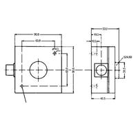 EBERLE CONTROLS GMBH Eberle AZT-I 524510 AZT-I 524 510 Thermostat universel avec échelle intérieure 5-35°C