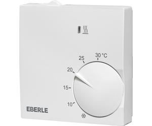 Eberle Raumregler Polarweiß (extra Flach, 5-30 Grad, mit Temperaturabsenkung)