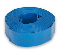 EBERTH 2" Tuyau d'arrosage Tuyau Plat Pour Pompe, Longueur 20m, 2 Pouce, Diamètre 52mm, Flexible, PVC Résistant, Tuyau Industriel, Tuyau d'eau pour l'irrigation, Couleur Bleue