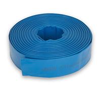 EBERTH 2" Tuyau d'arrosage Tuyau Plat Pour Pompe, Longueur 40m, 2 Pouce, Diamètre 52mm, Flexible, PVC Résistant, Tuyau Industriel, Tuyau d'eau pour l'irrigation, Couleur Bleue