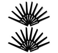 EBERTH 20x Lame de scie sauteuse (10x T18 et 10x T24), longueur 95 mm, pièce de rechange, Lames de scie sauteuse pour scie pneumatique EBERTH IW8-P38, lames de scie avec 18 et 24 dents par pouce