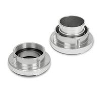EBERTH 3" Accouplement Storz Raccord Pompier, Storz B, Set, 2 Pièces, Raccord de Tuyau 3 Pouces, Diamètre du Filetage Intérieur 87mm, Diamètre Extérieur de l'embout de Tuyau 75mm, Aluminium