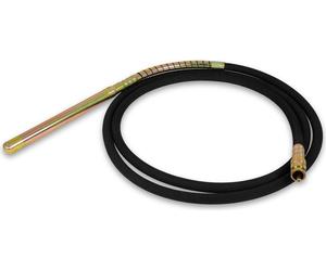 EBERTH Bouteille vibrante, pièce de rechange pour vibreur de béton, diamètre 45mm, longueur 6m, raccordement au compresseur de béton, vibreur de bouteille renforcé en acier