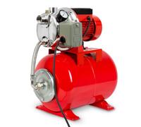EBERTH Circuit d'eau Domestique débit 3600 L/h, 4 bar, 750W, Pompe avec Pressostat pour Automatisation, Hauteur d'Aspiration 9 m, Hauteur de Refoulement 40 m, Réservoir de Pression 24 L, Acier peint