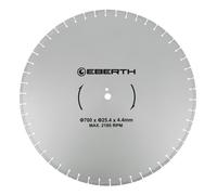 EBERTH Disque à tronçonner Disque diamant pour la pierre, le béton, le carrelage et le grès cérame, disque diamant de 700mm de diamètre, alésage de 25,4mm