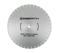EBERTH Disque à tronçonner Disque diamant pour la pierre, le béton, le carrelage et le grès cérame, disque diamant de 550mm de diamètre, alésage de 25,4mm