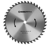 EBERTH Lame de scie circulaire Lame de scie circulaire Lame de scie circulaire en acier avec dents en métal dur pour la coupe du bois (450mm de diamètre, 30mm d'alésage, 2.5mm d'épaisseur de lame)