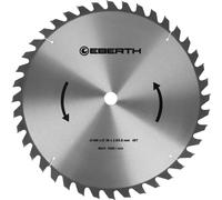 EBERTH Lame de scie circulaire Lame de scie circulaire Lame de scie circulaire en acier avec dents en métal dur pour la coupe du bois (450mm de diamètre, 30mm d'alésage, 2.5mm d'épaisseur de lame)