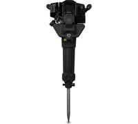 EBERTH Marteau de démolition à essence, avec 2,5 CV, moteur 2 temps, 52ccm, 700-1500 coups/min, 20-55 joules, prise hexagonale SDS HEX, marteau-piqueur burineur