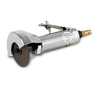 EBERTH Meuleuse d'angle à air comprimé, 6 bar de pression de travail, raccord 1/4", 20000 tr/min, disque à tronçonner Ø 75mm, pour acier, aluminium, avec liaison pneumatique et outillage de service