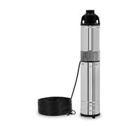 EBERTH 4" Pompe de puits profond Pompe de puits en acier inoxydable, électrique 750W, diamètre 4 pouces (10cm), filetage de raccordement 1 1/2 pouce