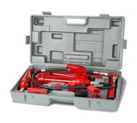 Presse à carrosserie EBERTH hydraulique avec puissance 4T, kit de débosselage complet comprenant une presse, 7 pièces de pression, un écarteur, un coffret