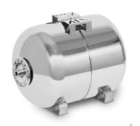 EBERTH Réservoir à Vessie sous Pression 100L, 6 Bar, Groupe de surpression, Ballon, raccordement 1"", paroi 1,2mm, Inox