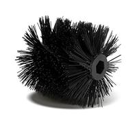 EBERTH Rouleau de Balayage Brosse de Balayage Pièce Détachée pour Balayeuse (Largeur 255mm, Noir, Brosse pour Toute l'année Pour le Sec, l'Humide & la Neige, Fermeture Rapide avec Boulon de Sécurité)