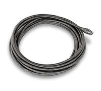 EBERTH Spirale 7,6m Pièce de Rechange pour Nettoyeur de Tuyaux Machine de Nettoyage de Tuyaux Électrique, Métal, Boring Bulb Cutter Tête, Diamètre 11mm, pour 2 à 5cm de diamètre de tuyau