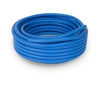 EBERTH Tuyau à air comprimé, tuyau d'air haute pression pour compresseur, longueur 15m, diamètre 6mm x 11mm (intérieur x extérieur), 20 bar, accessoires pour outils pneumatique sans raccord