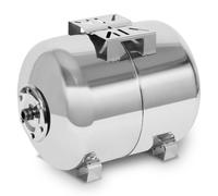 EBERTH Vase d'expansion 50L, 6 bar, autoclave, surpresseur, réservoir, stockage d'eau, raccord 1" pour station d'eau domestique, pompe de puits, inox