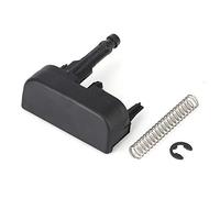 EBTOOLS pour Bouton Coffre Bouton de Verrouillage du Coffre de hayon, ABS Kit de Bouton de Commande de Verrouillage de Porte de Coffre de hayon arrière avec Ressort adapté pour X8R0004