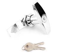 EBTOOLS Serrure de Poignée en T pour Porte de Garage Basculante - Fixation Arrière et Boîte à Outils, avec Clés