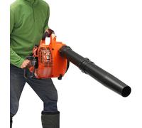 EBV260 : Souffleur thermique essence de 25,4 cm³, avec fonction de soufflage et d'aspiration | 0,75 kW, 7000 tr/min | Portable et puissant, idéal pour les feuilles, la poussière et la neige | Livré av