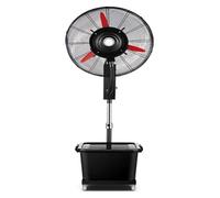 EBzvblxm Ventilateur brumisateur, Ventilateur brumisateur oscillant industriel, moteur en cuivre, base lestée, extérieur, 65-75 cm