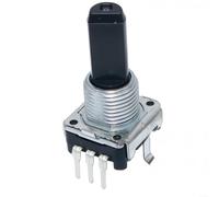 EC12E2420801 Encodeur rotatif 24 impulsions de détection de signal, construction en métal de longueur de tige de 20 mm pour automatisation et bricolage électronique