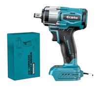 Ecarke 1/2" Boulonneuse Sans Fil 400 Nm Compatible avec Makita 18V | 300FT-LBS, Lumière LED, 2500PRM, Design antidérapant hocs Sans Balais pour Voitures et Machines Lourdes-Sans Batterie