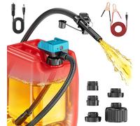 Ecarke 5GPM Pompe Essence Electrique Compatible avec Batteries Makita 18V | Arrêt Automatique et Alerte Sonore, Tuyau 1,3m, Pompe a Carburant Adaptée Aux Machines D'extérieur(Sans Batterie)