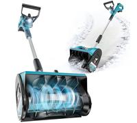 Ecarke Déneigeuse sans Fil Compatible Makita 18V, Moteur Brushless 1000W, Largeur 30 cm, Hauteur de Déneigement 15,5 cm, Portée 6-7 m, Goulotte Orientable à 30° (sans Batterie)