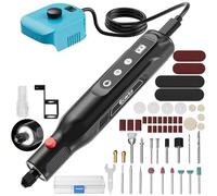 Ecarke Outil rotatif compatible avec batterie Makita 18 V, 5 vitesses et 108 accessoires, kit d'outils rotatifs haute performance 25 000 tr/min avec lumière LED pour meulage, sculpture, ponçage