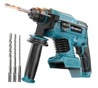 Ecarke Perceuse Percussion Compatible avec Batterie Makita 18V, Marteau Perforateur SDS Plus, 4Modes Fonctionnement, 1500tr/min/4500BPM, Marteau Piqueur avec Poignée Rotative à 360°(Outils Uniquement)