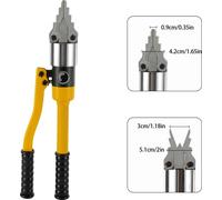 Écarteur de bride hydraulique, capacité de charge 8 t, conception ergonomique, jaune