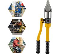 Écarteur de brides hydraulique - Séparateur de brides de tuyaux YQ-30 - Force de pression de 8 t - Acier allié - Plage d'écartement 9–30 mm - Poignée ergonomique - Jaune