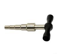 Écarteur de tuyau pour tube en plastique composite multicouche en aluminium 16 18 20 25 32 mm Mandrin à cinq vitesses en acier inoxydable avec poignée ergonomique Argenté Noir Outil manuel pour
