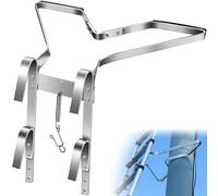 Écarteur d'Échelle en Forme de V avec Pare-Chocs en Caoutchouc Antidérapant,Stabilisateur Aluminium Universel pour Échelles,Accessoires Échelle Facile à Utiliser pour Nettoyage Fenêtres,Toit,Gouttière