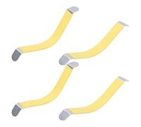 Écarteurs de Cordes, 4 Pièces Séparateur de Cordes de Guitare Enduit de Caoutchouc Guitare Outil de Luthier Frettes Polissage Nettoyage Réparation Outil D'entretien pour Guitares Acoustiques Classique