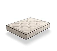ECCOX - Matelas à mémoire de Forme Gel Fusion - Hauteur 30 cm - Core HR Bio Nature Haute Densité - Rembourrage Supérieur Visco Gel + Supersoft + Fibres Naturelles - Fermeté Moyen-Haute (80 x 200 cm)