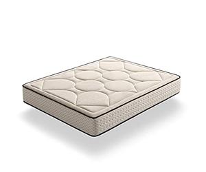 ECCOX - Matelas à mémoire de Forme Gel Fusion - Hauteur 30 cm - Core HR Bio Nature Haute Densité - Rembourrage Supérieur Visco Gel + Supersoft + Fibres Naturelles - Fermeté Moyen-Haute (80 x 200 cm)