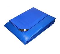 ECD Germany Bâche de Protection Imperméable à l'eau avec Oeillets - 6x12m 72m² 180g/m²- Polyéthylène PE Bleu- Résistant à la Moisissure - Couverture Étanche de Jardin Bateau Voiture Piscine Camping