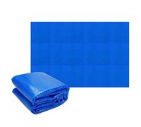 ECD Germany Bâche Solaire de Piscine Rectangulaire 800x400 cm Bleue, Couverture Thermique, Épaisseur de 400µm, Film à Bulles Découpable, Effet Chauffant Écologique, Anti-Évaporation et Saletés