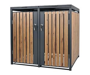 Ecd germany cache poubelle 1,32 x 0,80 x 1,16 m