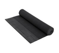 ECD Germany Canisse en PVC, 100x1000 cm (2X 5m), Anthracite, Brise Vue Natte pour Jardin Balcon, Clôture de Protection Visuelle, Résistant aux UV, Renforcement à 3 Poids, Lamelles Opaques Hydrofuges