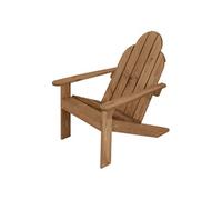 ECD Germany Chaise de Jardin Adirondack, en Bois Massif de Sapin, 92,5x70x89cm, Marron,