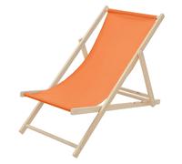 ECD Germany Chaise Longue Pliante Orange