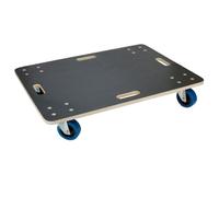 ECD Germany Chariot à roulettes - 60 x 80 cm - Jusqu'à 800 kg - Plaque de Sérigraphie - Roues en Caoutchouc Pivotantes - Transport de Meubles - Aide au Transport Déplacement - Chariot Déménagement