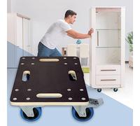 ECD Germany Chariot à roulettes 35×50cm – 800 kg – Gris