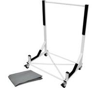 ECD Germany Chariot Hardtop Capote Support Rigide Toit Rangement - Acier - Blanc - 76,5 x Weiß G
