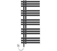 ECD Germany Design Radiateur sèche-serviettes Iron EM Electric 1200W - 500 x 1200 mm - Anthrazit