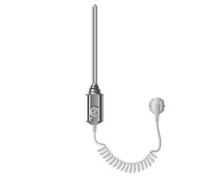 ECD Germany Élément Chauffant Électrique 900W Chrome avec Thermostat Régulateur de Température, Cartouche Chauffante pour Radiateur de Salle de Bain, Résistance Thermoplongeur pour Sèche-Serviettes