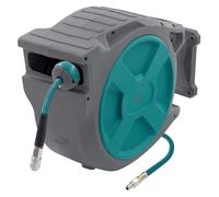 ECD Germany Enrouleur de Tuyau à Air Comprimé Automatique 30m + 2m avec Arrêt Intégré, Raccord 1/4 Pouces, Connexion Rapide, Support à Fixation Mural, Pression 15 bar, Pivotant à 180°, Diamètre 12 mm